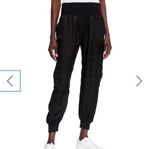 NWT Cinq a Sept Satin Joggers